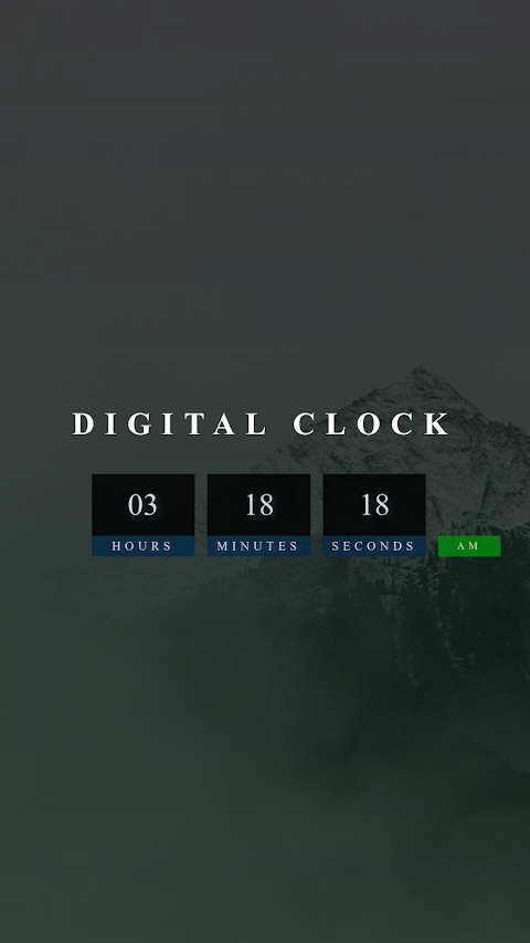 Digital Clock Web App