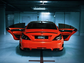 Mercedes orange gsc tuned cls images