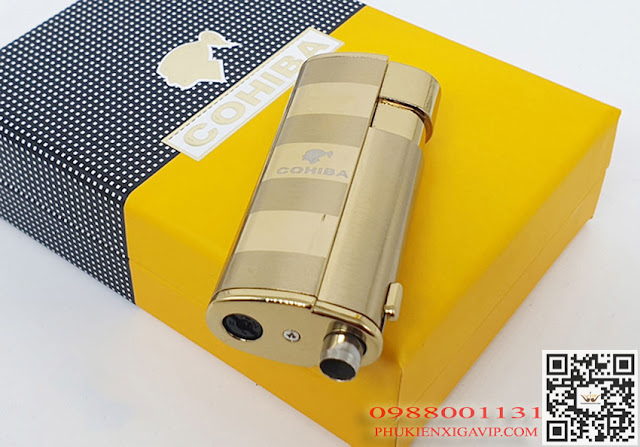 Bật lửa khò Cohiba kèm đục