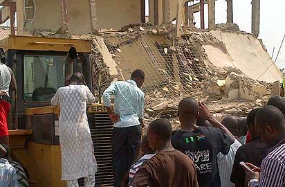 1 Person Dead & Several Others Severely Injured As 3-Storey Building Collapses In Abuja(Photos)