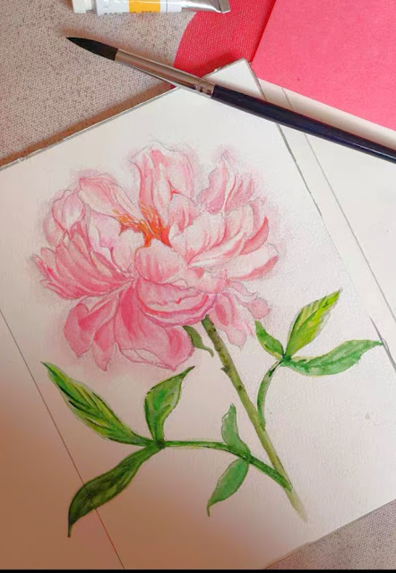 12 Watercolor flowers 6tips about Watercolor skills