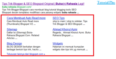 Contoh Site Link