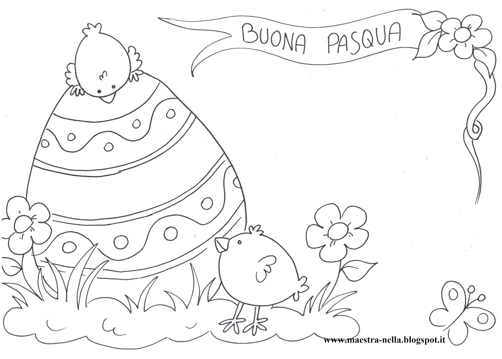 Preferenza maestra Nella Pasqua Disegni da colorare OK42