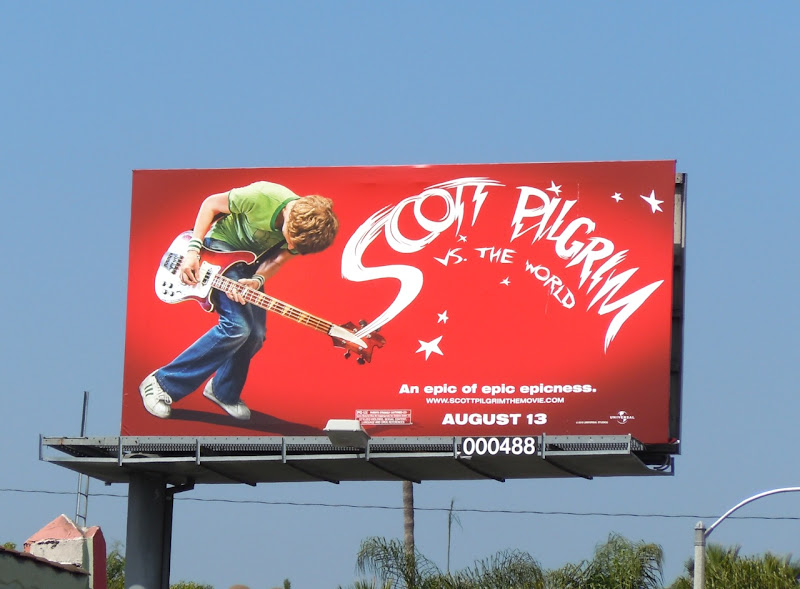 Scott Pilgrim vs The World billboard