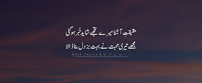 Haqiqat-E-Aashna-Mere-Tujhe-Shayad-Khabar-Hogai-2-Line-Poetry-Adab-Poetry-Haqeeqat-Poetry-In-Urdu