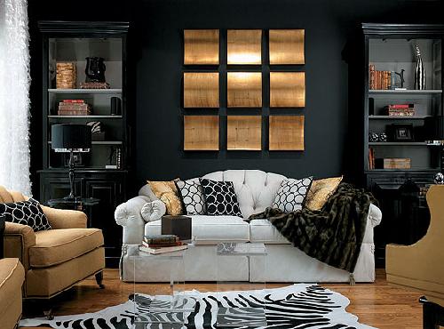 vignette design: Tuesday Inspiration: Dramatic Black Decor