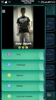 BBM MOD Blue Green Toska Angelic v3.0.0.18 Apk