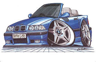 BMW Cartoon Car Pic