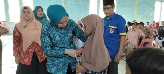 84 Anak Yatim Piatu di RJU Mendapatkan Bantuan Dari Pemkab Mesuji