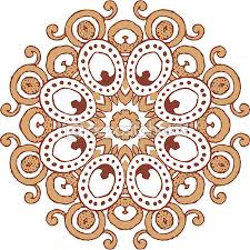 Abstract Flower Mandala. Decorative ethnic element for design stock ...
