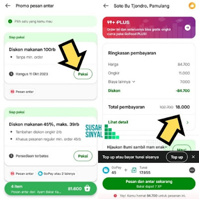 Cara Menukarkan Kode Promo di Aplikasi GoJek