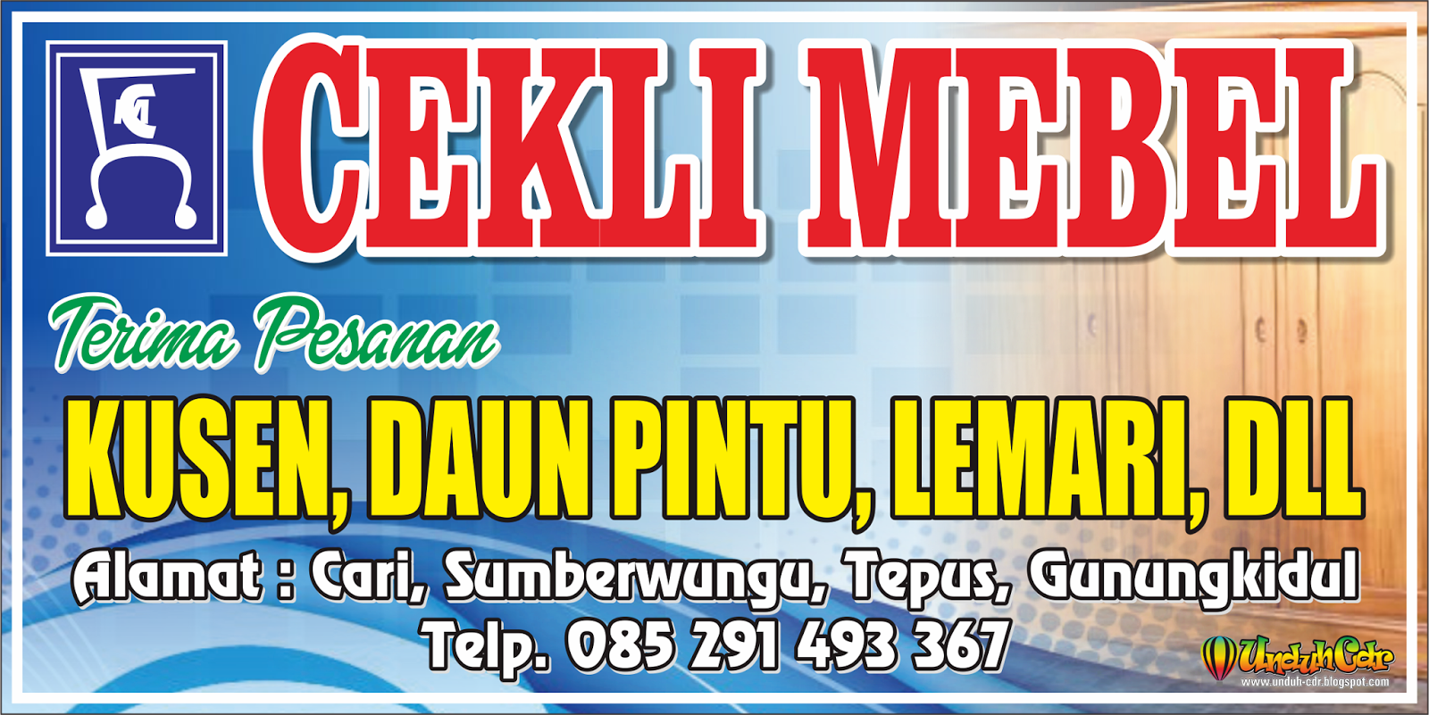 Unduh Cdr: Gratis Download Desain Spanduk/Banner Cekli 