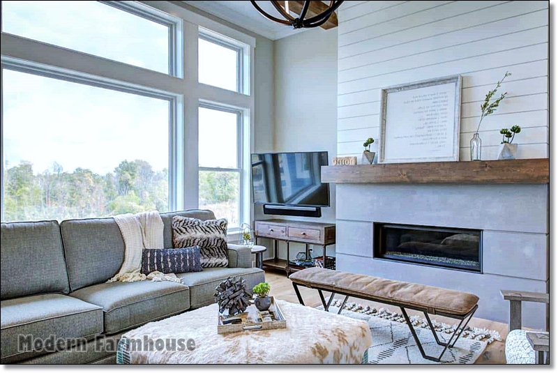 Modern Farmhouse Interior Living Room Design Ideas
