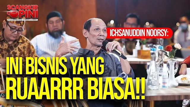 adalah seorang ekonom Indonesia dan dikenal sebagai pengamat politik ekonomi Indonesia ya Bongkar Tuntas!! Ichsanuddin Noorsy: HAJI INI BISNIS YANG RUAARRR BIASA!!