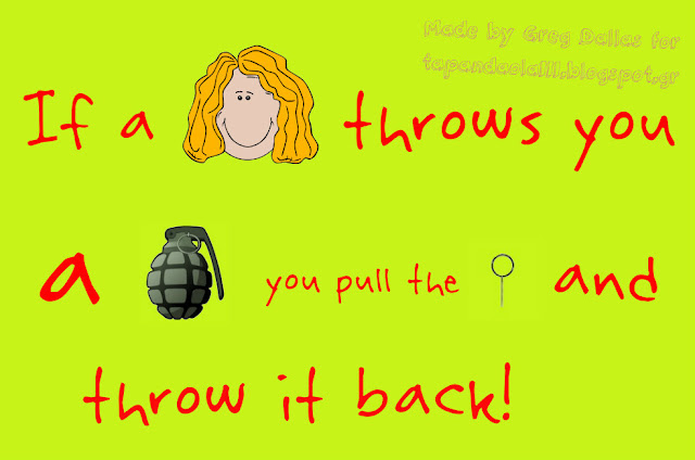  blonde grenade pin throw funny pictures funny text quotes text message cool