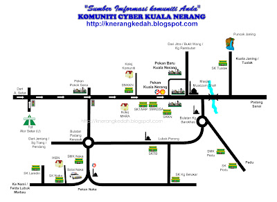 Kuala Nerang: Peta
