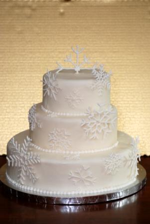 Snowflakes Wedding Cake Snowflakes Wedding Cake