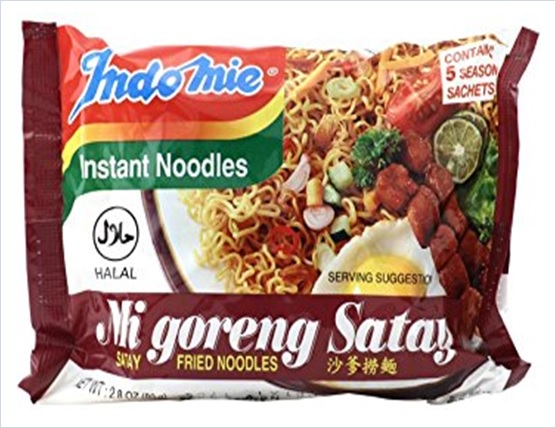 Indomie Mi Goreng Fried Noodles Satay Flavor