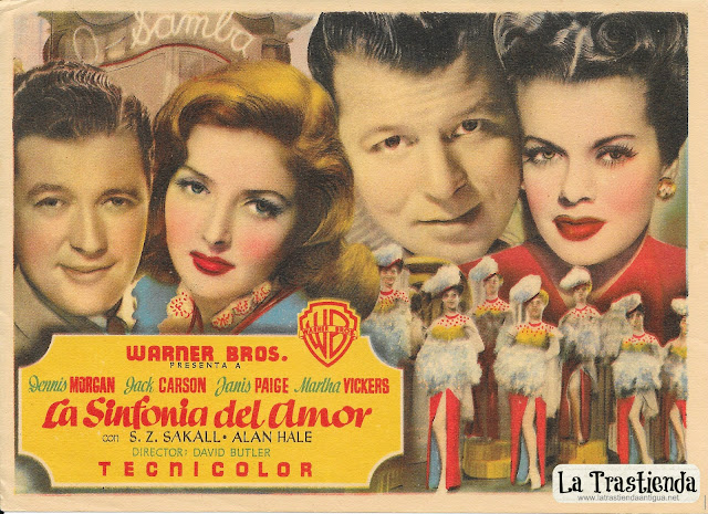 La Sinfonía del Amor - Programa de Cine - Dennis Morgan - Jack Carson - Janis Paige