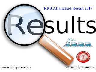 RRB Allahabad Result 2017