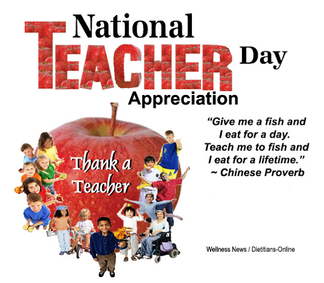 Dietitians Online Blog: National Teacher Appreciation Day