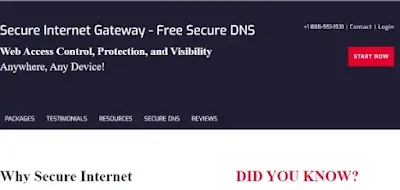 خادم Comodo Secure DNS