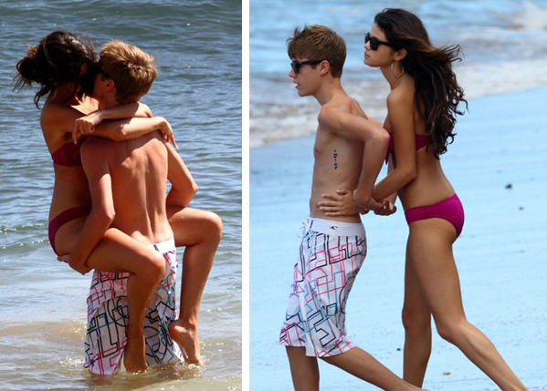 Selena Gomez and Justin HOT ROMANCE AND KISSES AT BEACH - Hot PHOTOSHOOT  Bollywood, Hollywood, Indian Actress HQ Bikini, Swimsuit, photo Gallery