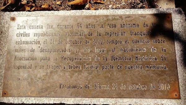 Memoria antifranquista para la salvación de España