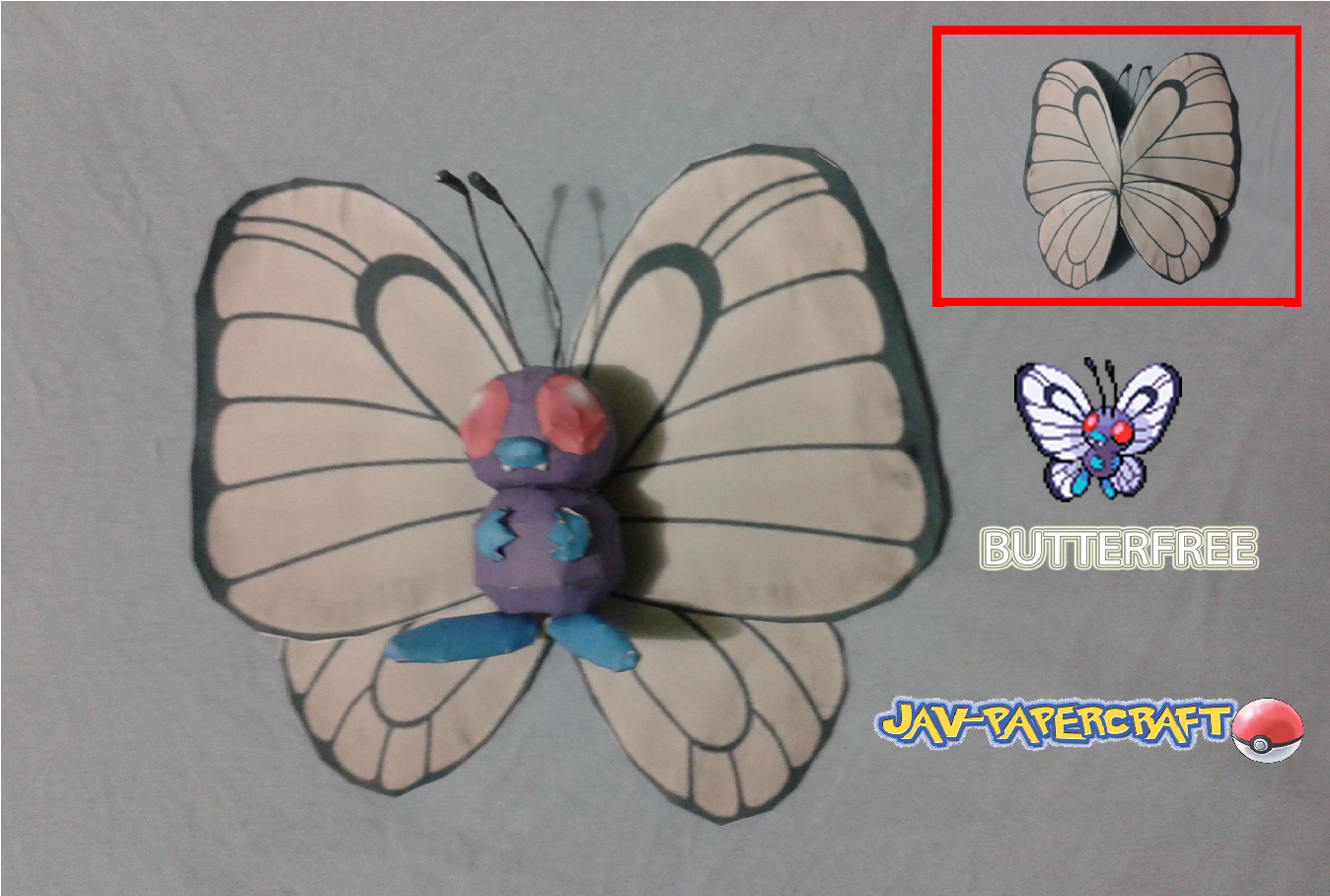 Butterfree Paper Model