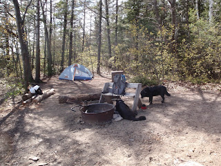 Backpacking at Newport State Park, Door County, WI