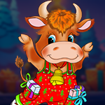 Games4King Christmas Cow Escape Game