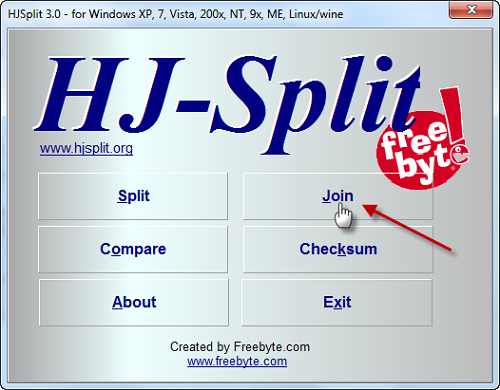 HJSplit UI Cara Menggabungkan File Video