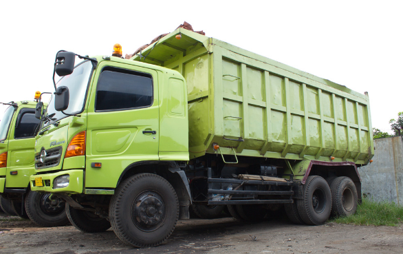 Truk hino pasir - warna hijau 6