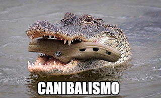 crocodilo canibal