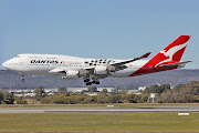 Photo: Mark Lynam (copyright image). Qantas Airway's B74748E VHOEB msn . (qantas airways vh oeb )