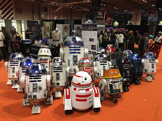 UK R2D2 Builders Club, MCM Birmingham, droids