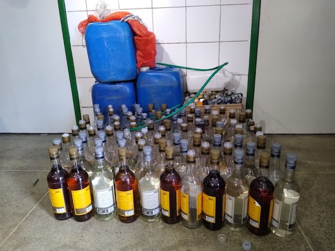 Dono de bar é preso por vender cachaça falsificada, em Fortaleza