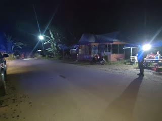 Patroli Blue Light Polsek Cendana Polres Enrekang, jaga Kamtibmas Di Malam Hari