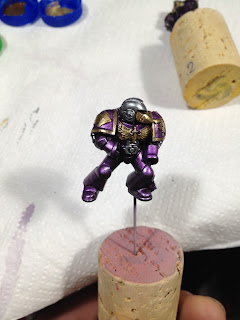 The Horus Heresy Betrayal at Calth test model paint