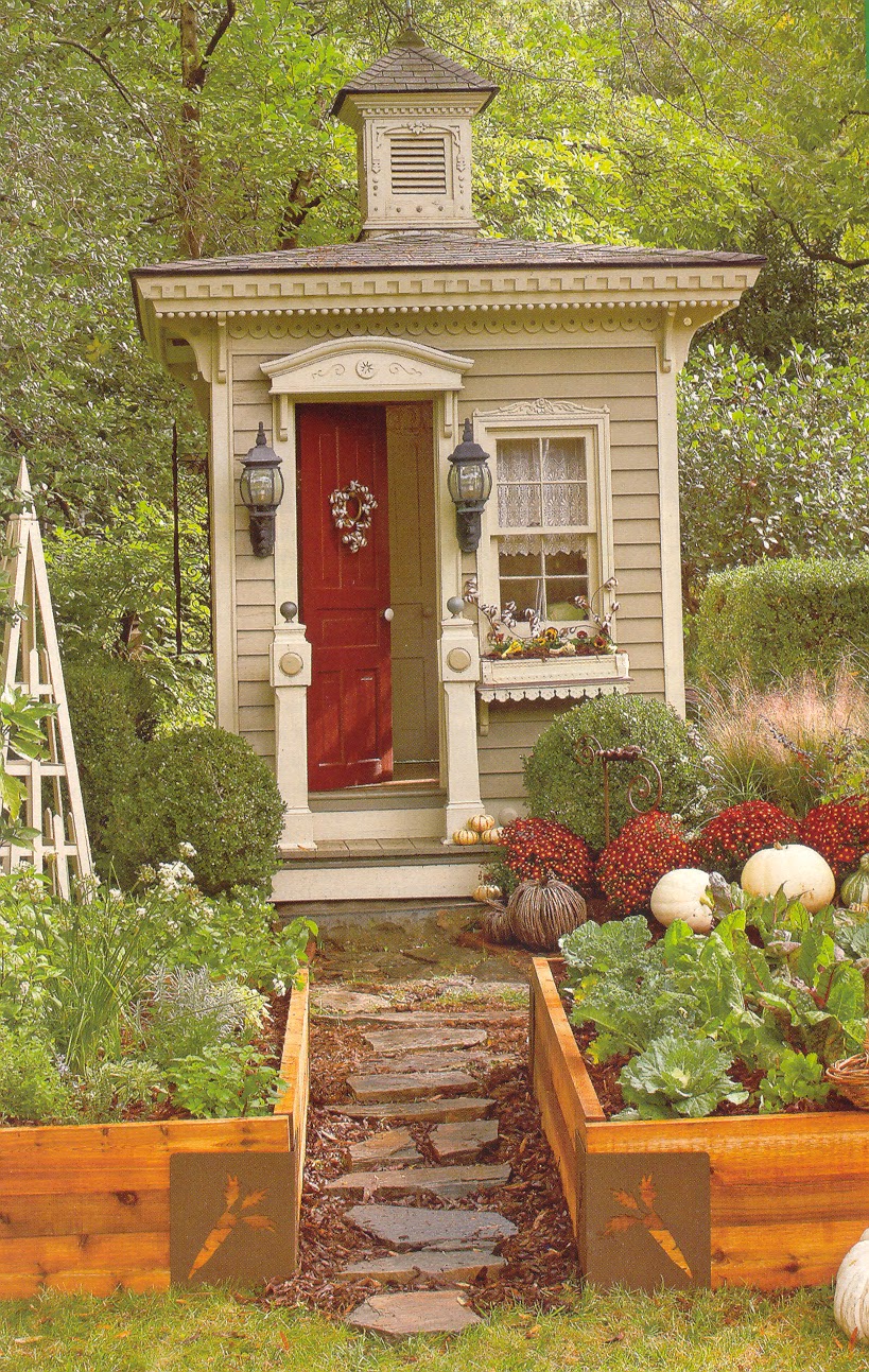 relaxshacks.com: a tiny victorian outhouse, as a small