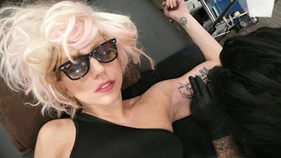 Lady Gaga Tattoos Girl