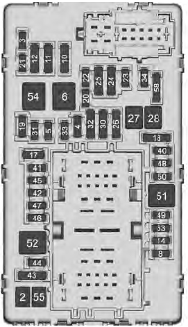 Instrument Fuse Panel Diagram