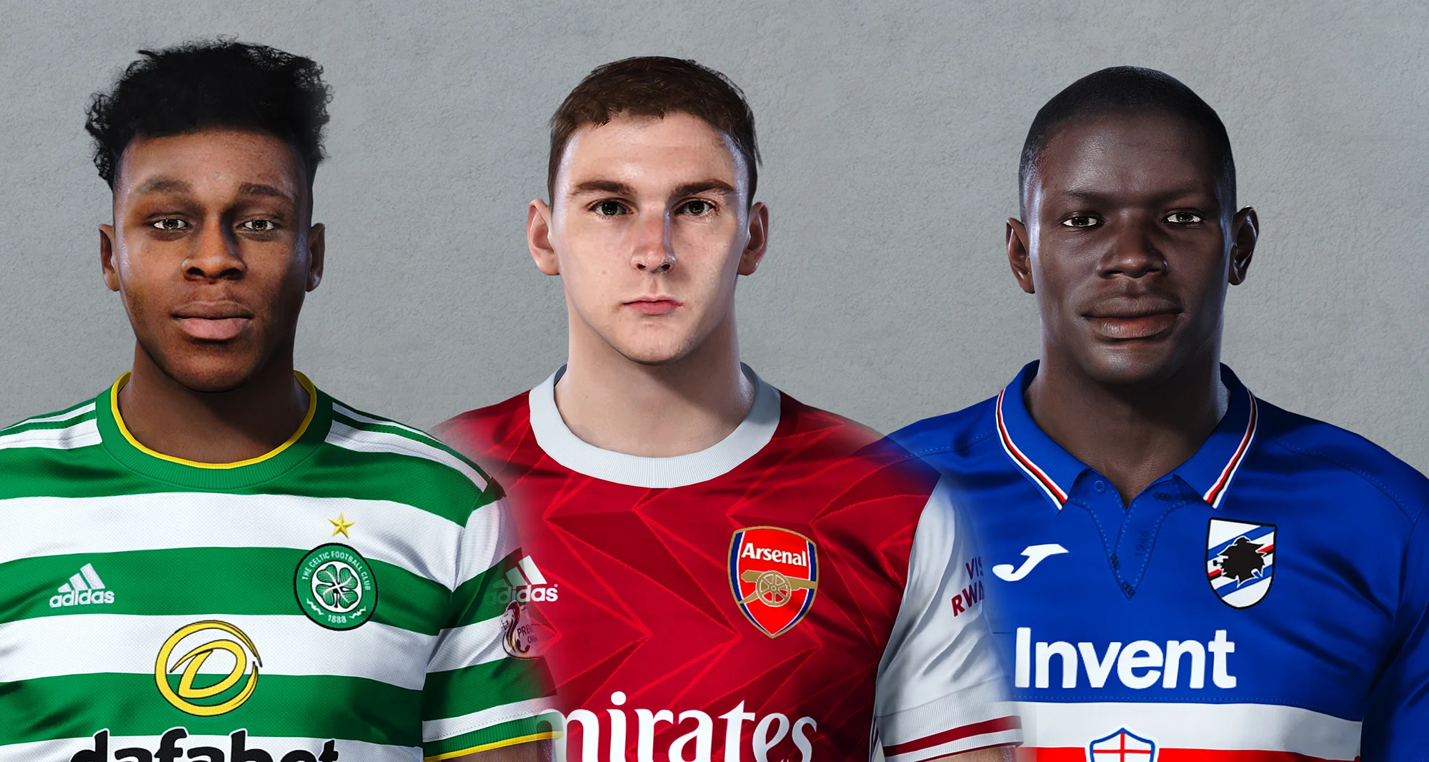 PES 2020 FacePack (Frimpong, Tierney, Colley)