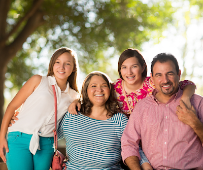 happy insured family