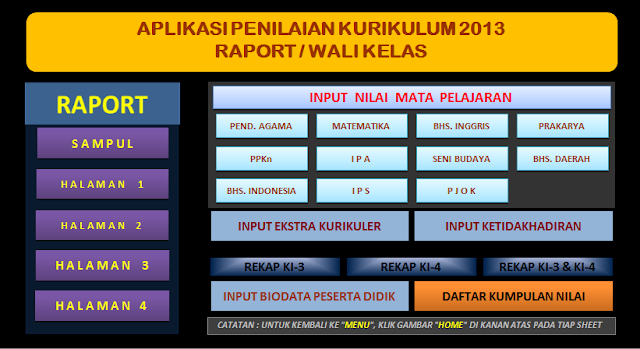  Namun bagi sekolah yang mengalami kesulitan dapat menggunakan aplikasi manual atau aplika [Aplikasi] PENILAIAN Kurikulum 2013 & [Aplikasi] RAPORT Kurikulum 2013 Untuk SMP VERSI 2018 - 2019