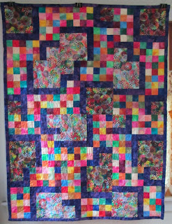 Multi-colored quilt