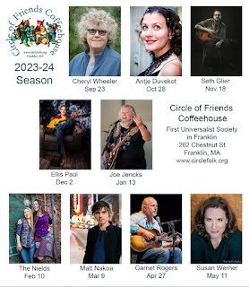 Circle of Friends Coffeehouse adds a show to the 2023-2024 schedule
