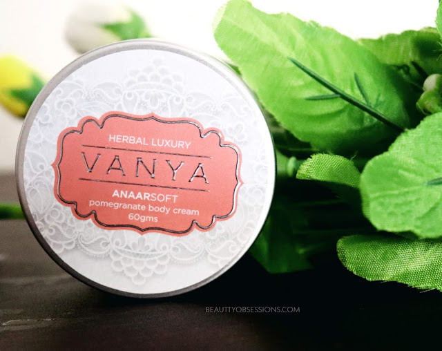 Vanya Anaarsoft Pomegranate Body Cream Review 