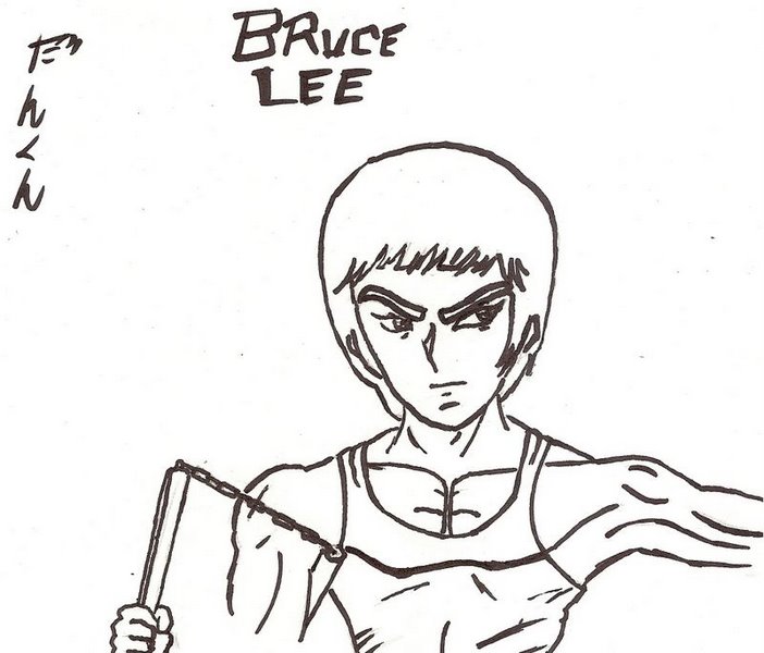 Bruce Lee Coloring Pages
