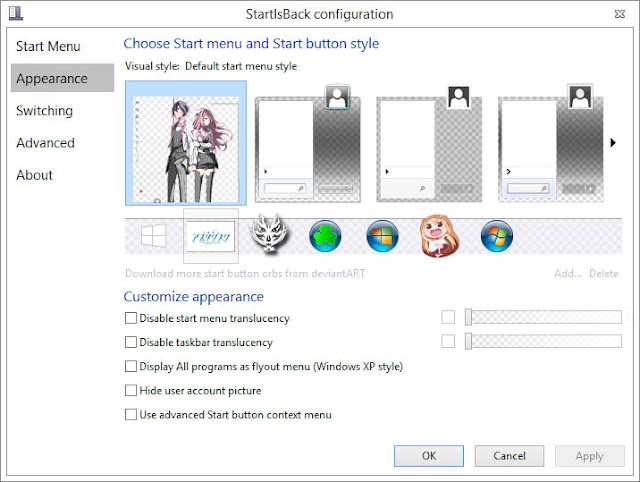 Theme Windows 8.1 and 10 Gakusen Toshi Asterisk By Bashkara